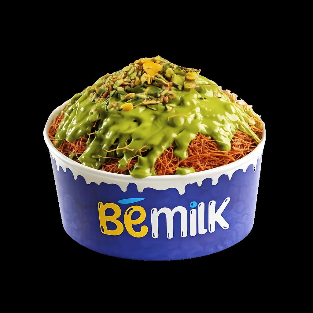 Bild von Pistazien-Salankateeh - Schichtdessert im Becher von BeMilk